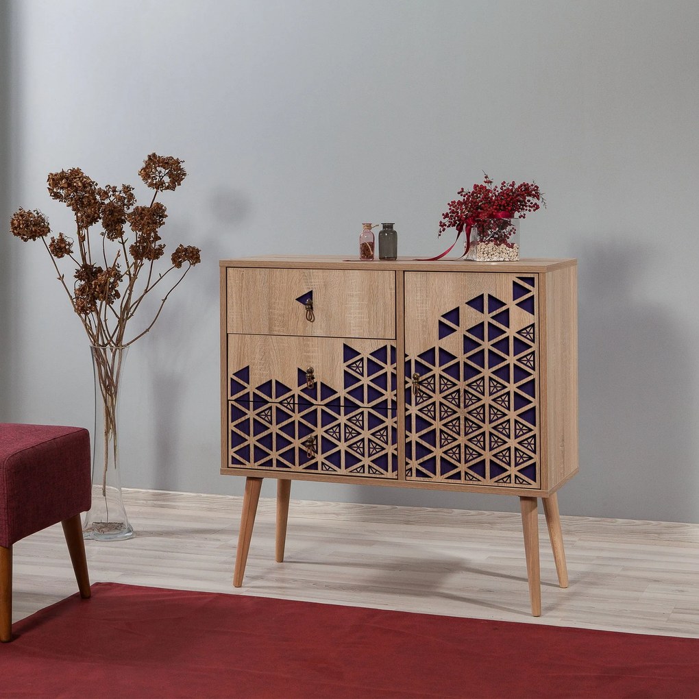 Cômoda Verybox – Carvalho Sonoma – 90 x 90 x 40 cm