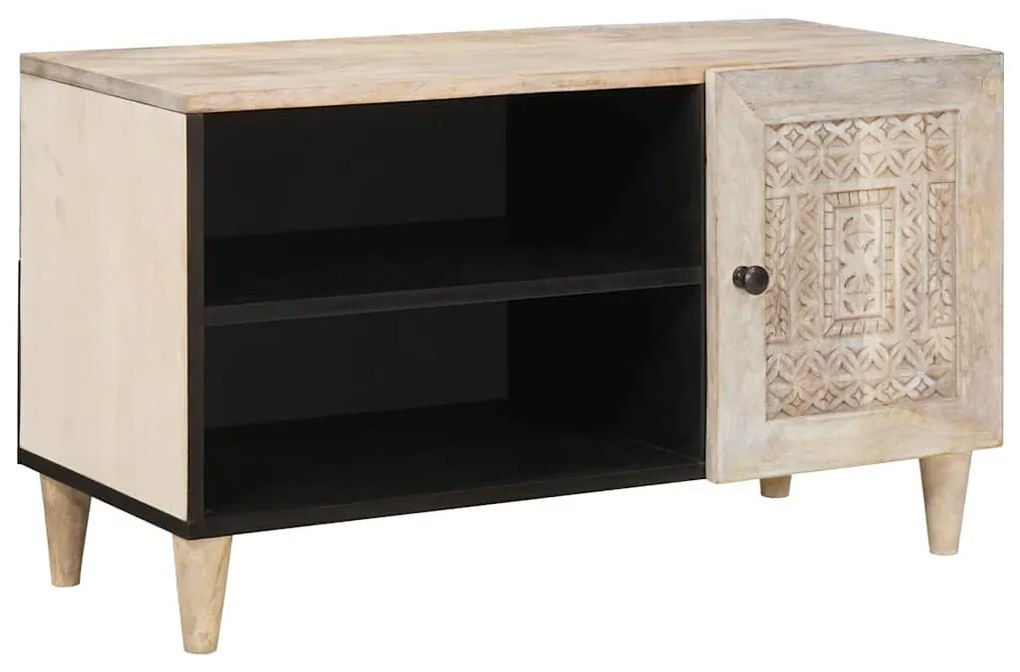 vidaXL Unidades de TV Branco 80 x 33 x 46 cm Madeira processada