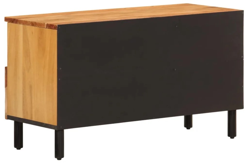 Móvel de TV 80x33x46 cm madeira de acácia maciça