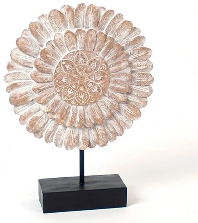 Roseta Dec. C/ Pedestal 35 x 25 cm