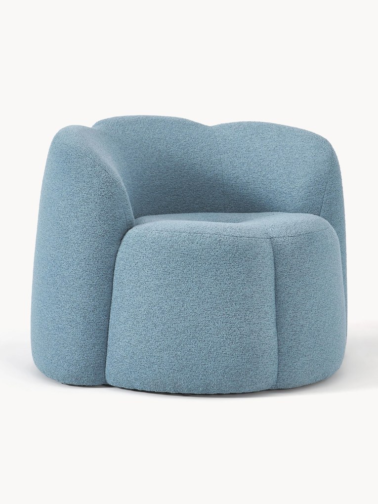 Poltrona em bouclé Fleur