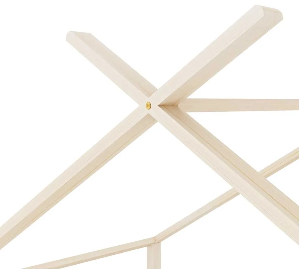Estrutura de cama para crianças 90x200 cm pinho maciço
