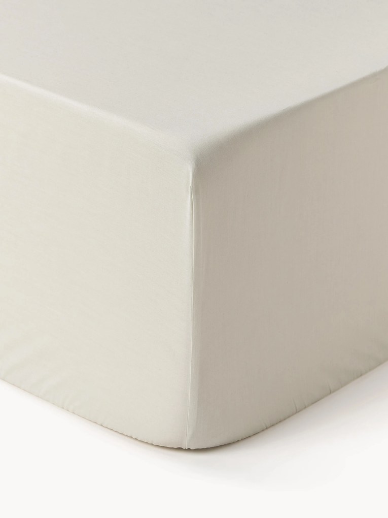 Lençol em percal de algodão com elástico boxspring Elsie