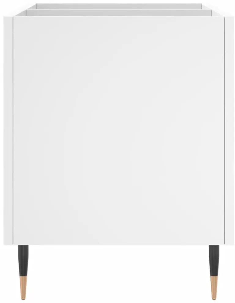 Armário para discos 74,5x38x48 cm derivados de madeira branco