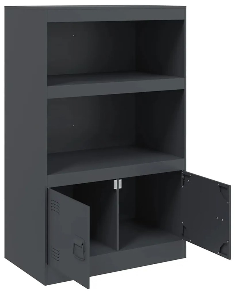 Aparador 67x39x107 cm aço antracite