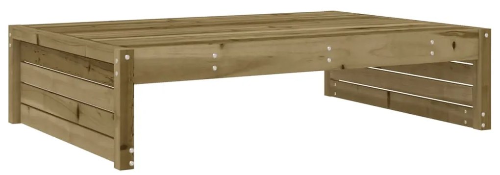 Apoio de pés para jardim 120x80 cm pinho impregnado