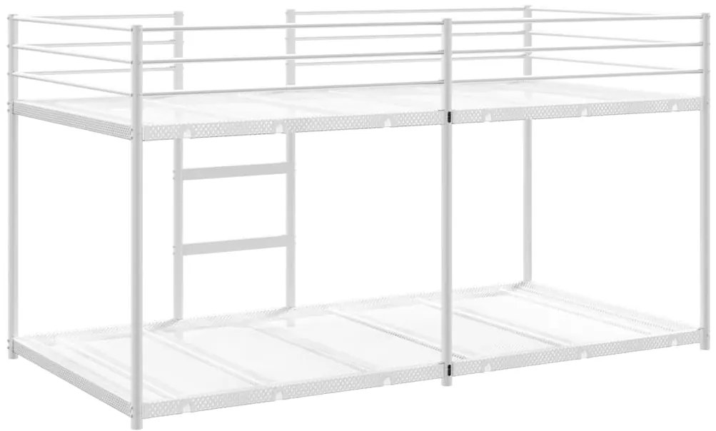 Beliche sem colchão 90x190 cm aço branco