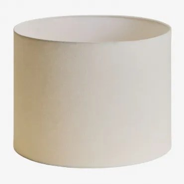 Arlina Tecido Para Abajur Branco Quebrado & Ø40 Cm - ↑30 Cm - Sklum