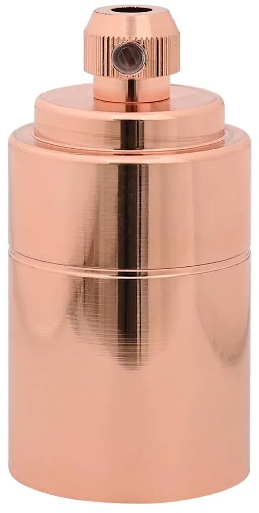 Casquilhos de lâmpadas 2 pcs rosa dourado E27