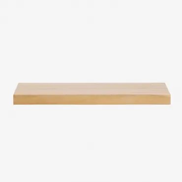 Conjunto De Móvel De Casa De Banho Suspenso Em Madeira De Teca Venetian Madeira De Teca Clara & Sem Lavatório & ↔︎ 100 Cm - Sklum