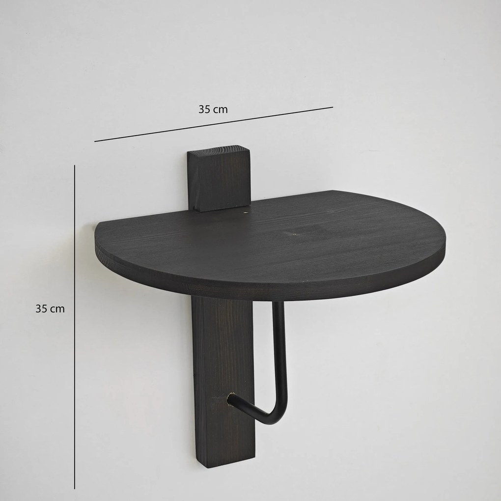 Prateleira de Parede Reve – Antracite – 35 cm x 35 cm