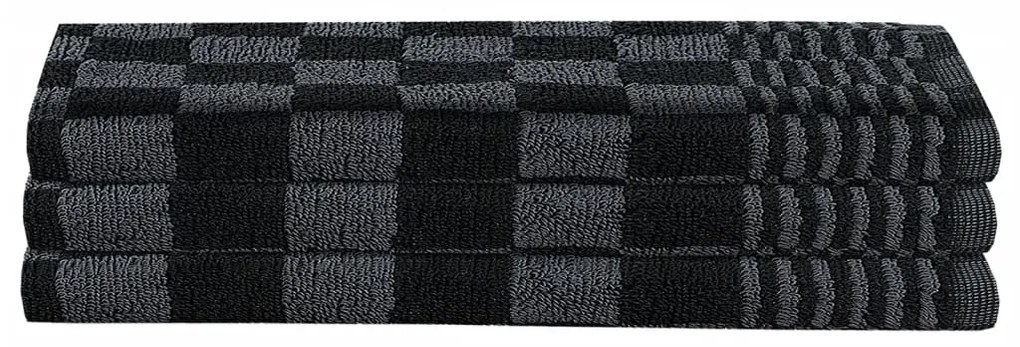 Conj. panos de cozinha c/ luvas e pegas 15 pcs algodão preto