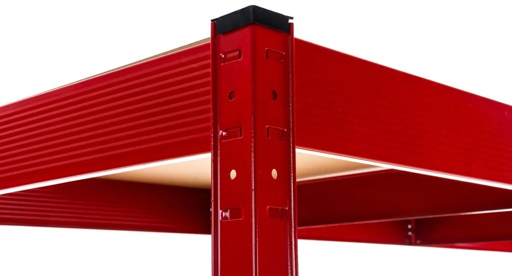 Estante para cargas pesadas 160 x 60 x 180 Vermelho
