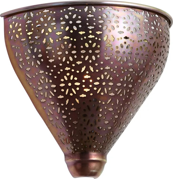 Aplique de Parede Oriental Cobre com Padrão - Muraf