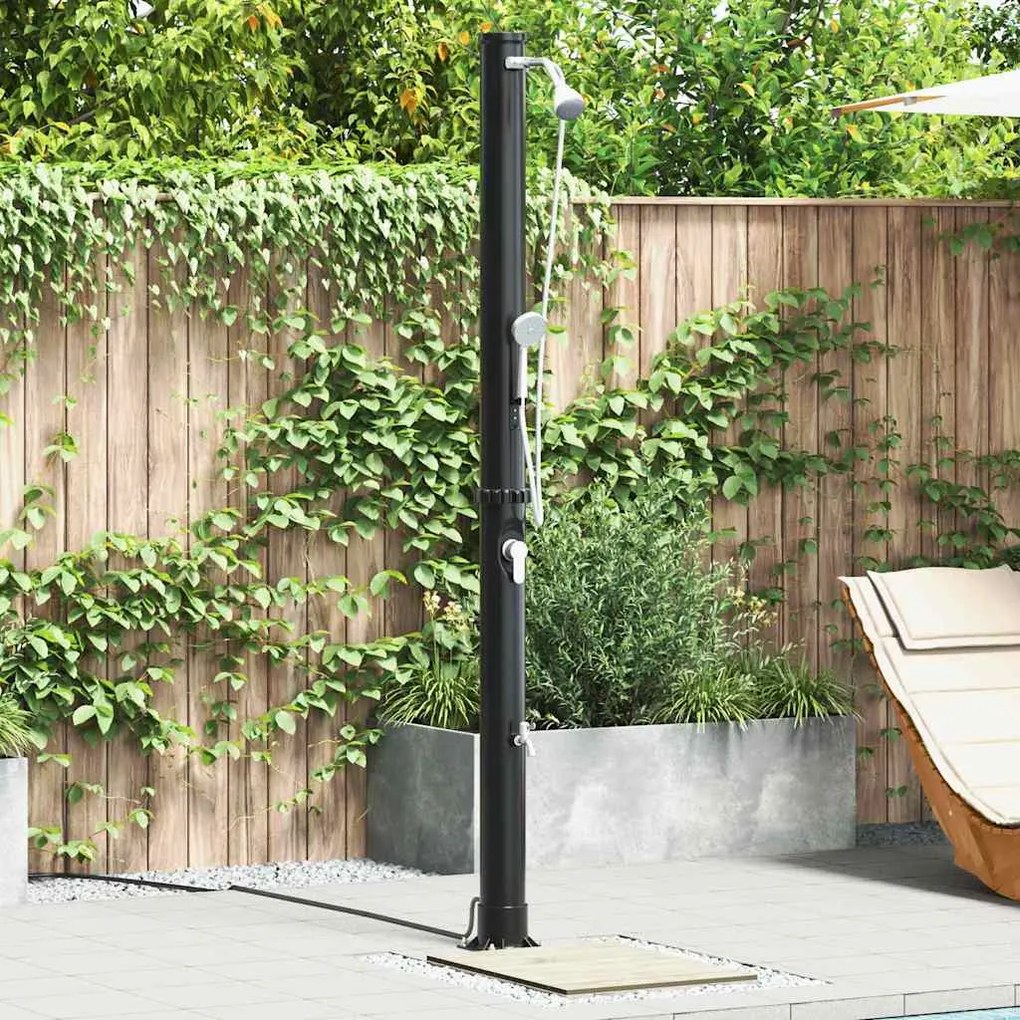Chuveiro Solar Portátil com Cabeça de Chuveiro de Mão de 217 cm, 20 L