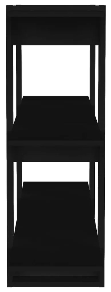 Estante/divisória 100x30x87 cm preto