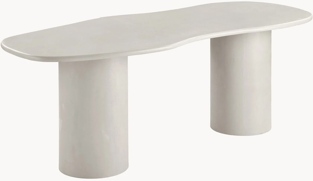 Mesa de jantar com efeito de betão Maranola, 200 x 96 cm