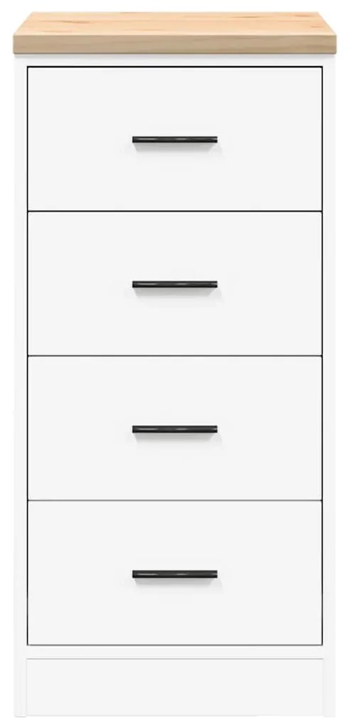 Armário de arrumação de garagem Branco 40x51x85 cm
