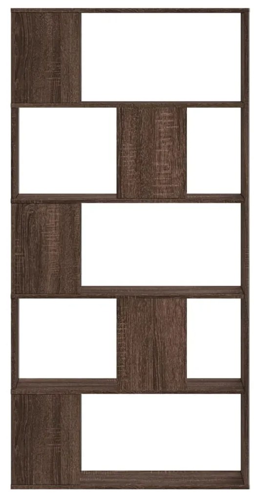 Estante c/ 5 prateleiras derivados de madeira carvalho castanho