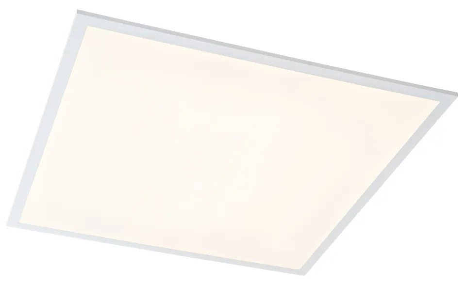 Painel LED embutido branco quadrado com LED 3000K - 6500K - Seagal Moderno