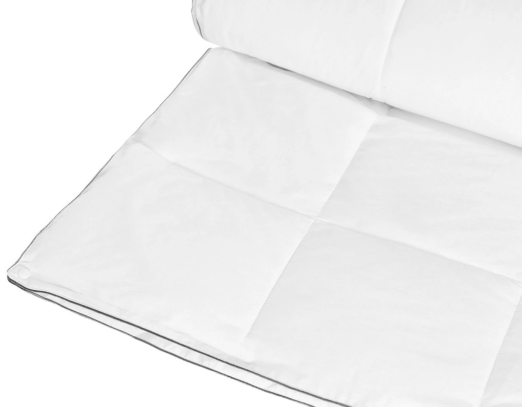 Edredão de algodão branco 4 estações 200 x 220 cm TELENO Beliani