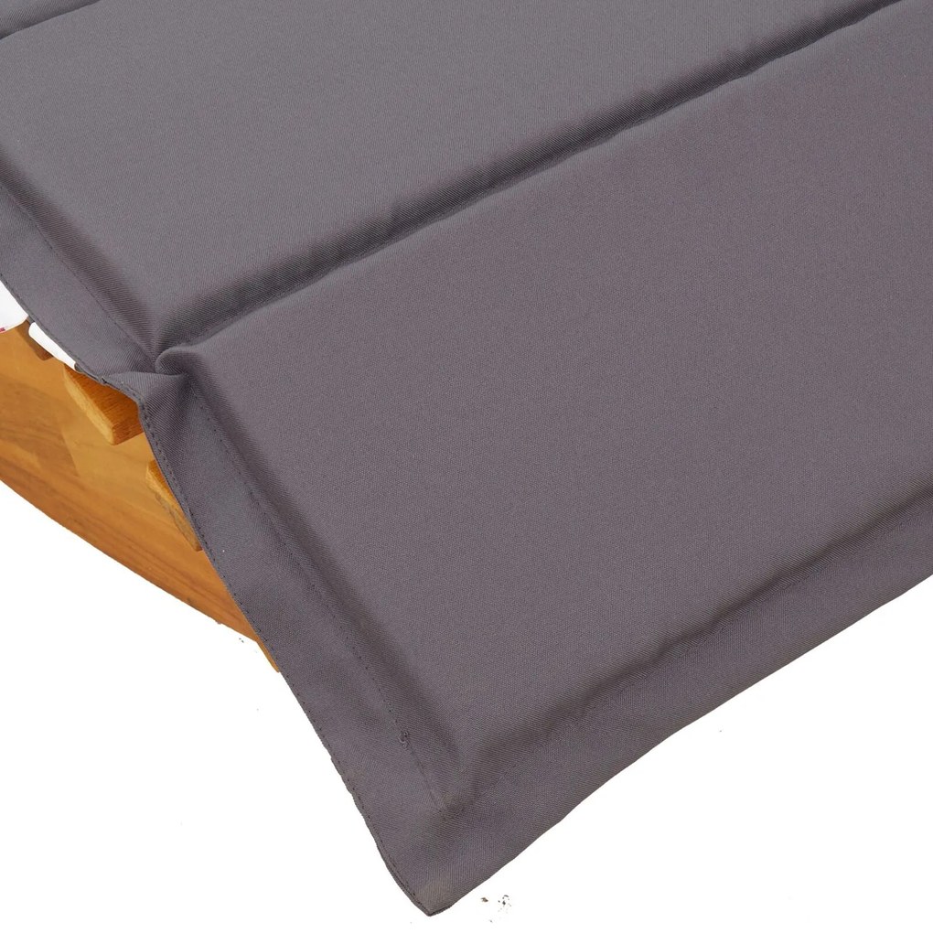 Camas de sol balanço com almofadas 2 pcs Madeira sólida de acácia