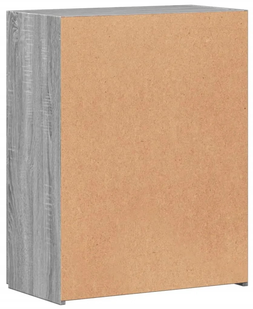 Arquivador 60x32x77,5 cm derivados de madeira cinzento sonoma
