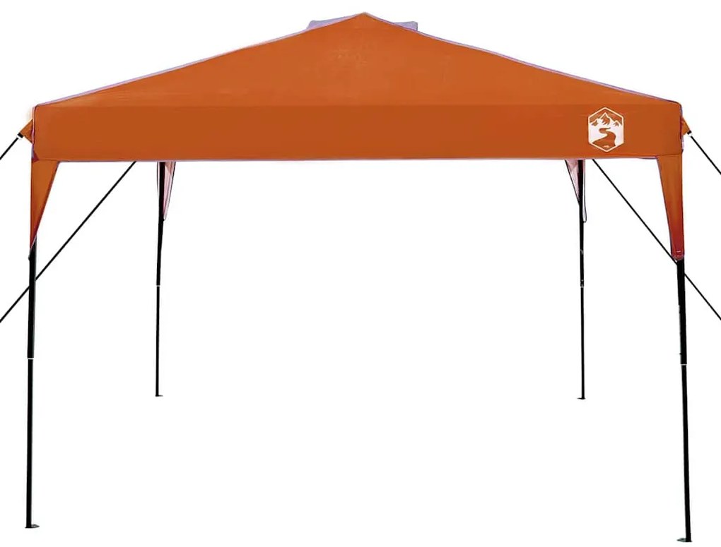 Tenda de Toldo Laranja 300 x 300 x 227 / 236 / 245 cm Tecido Oxford