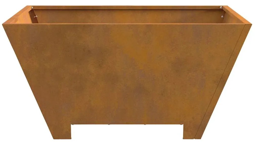 Fogueira vidaXL Quadrada 60x60x30 cm Aço Envelhecido