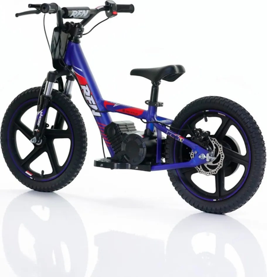 Bicicleta elétrica infantil 250W 16” 250W 16" Plus RFN Azul