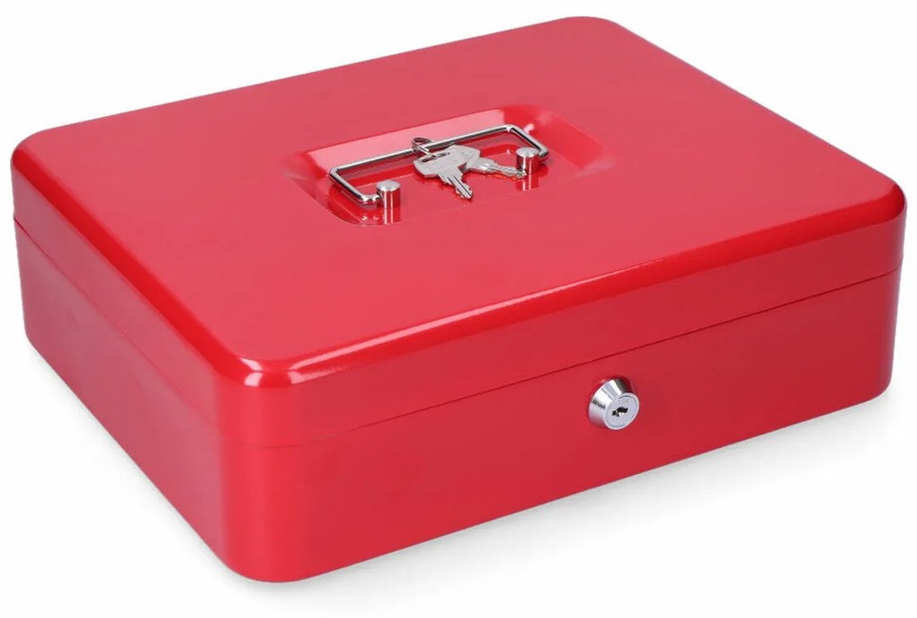 Cofre Micel CFC09 M13401 Vermelho Aço 30 x 24 x 9 cm