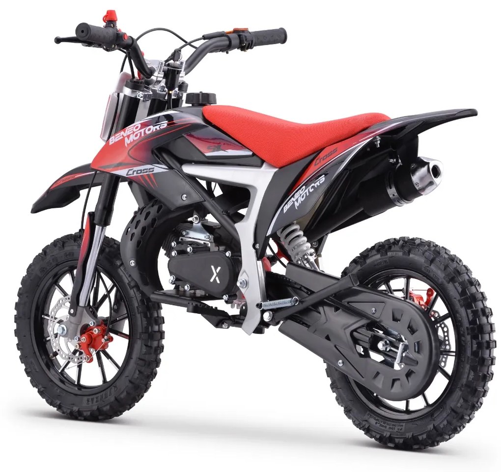 Mota cross Gasolina 50 cc para crianças Motors CROSS SX Vermelha