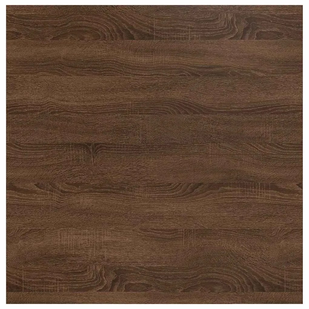 Mesa de centro com gavetas 70,5x70x40 cm carvalho castanho