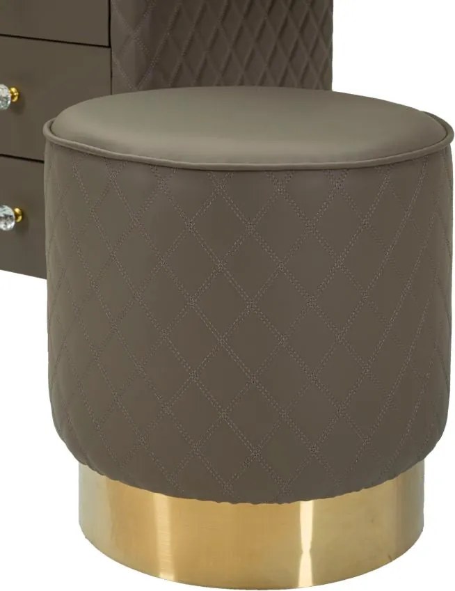 BED DESK SHARON GREY WITH STOOL CM 120X40X75 (STOOL SIZE Ø36X39)