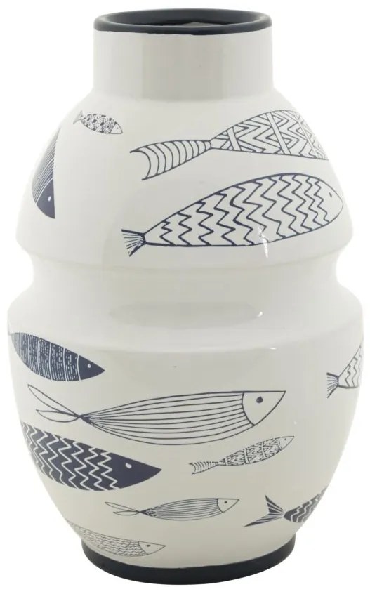 VASO DE CERÂMICA PEIXE CM Ø 21X31