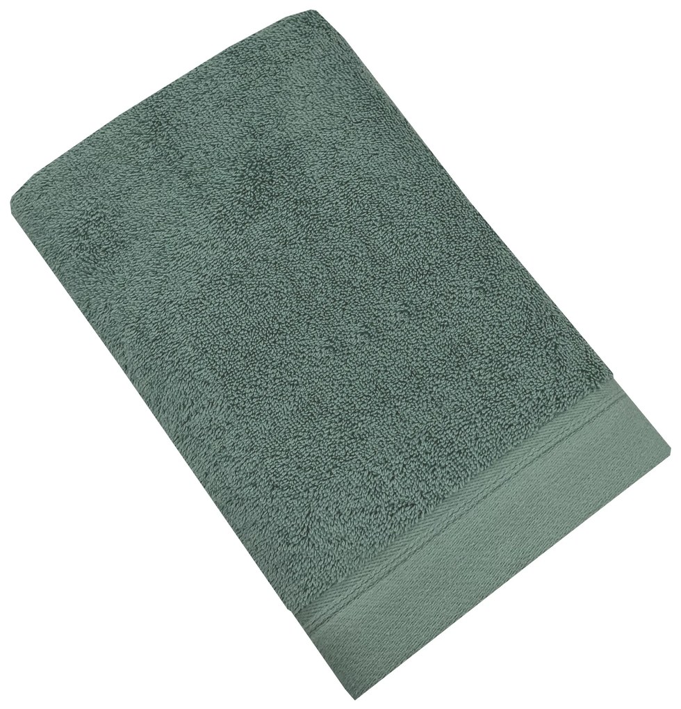 Toalhas banho 100% algodão penteado 580 gr. SAFRAN / SÉLADON: CÉLADON 1 Toalha bidé 30x50 cm