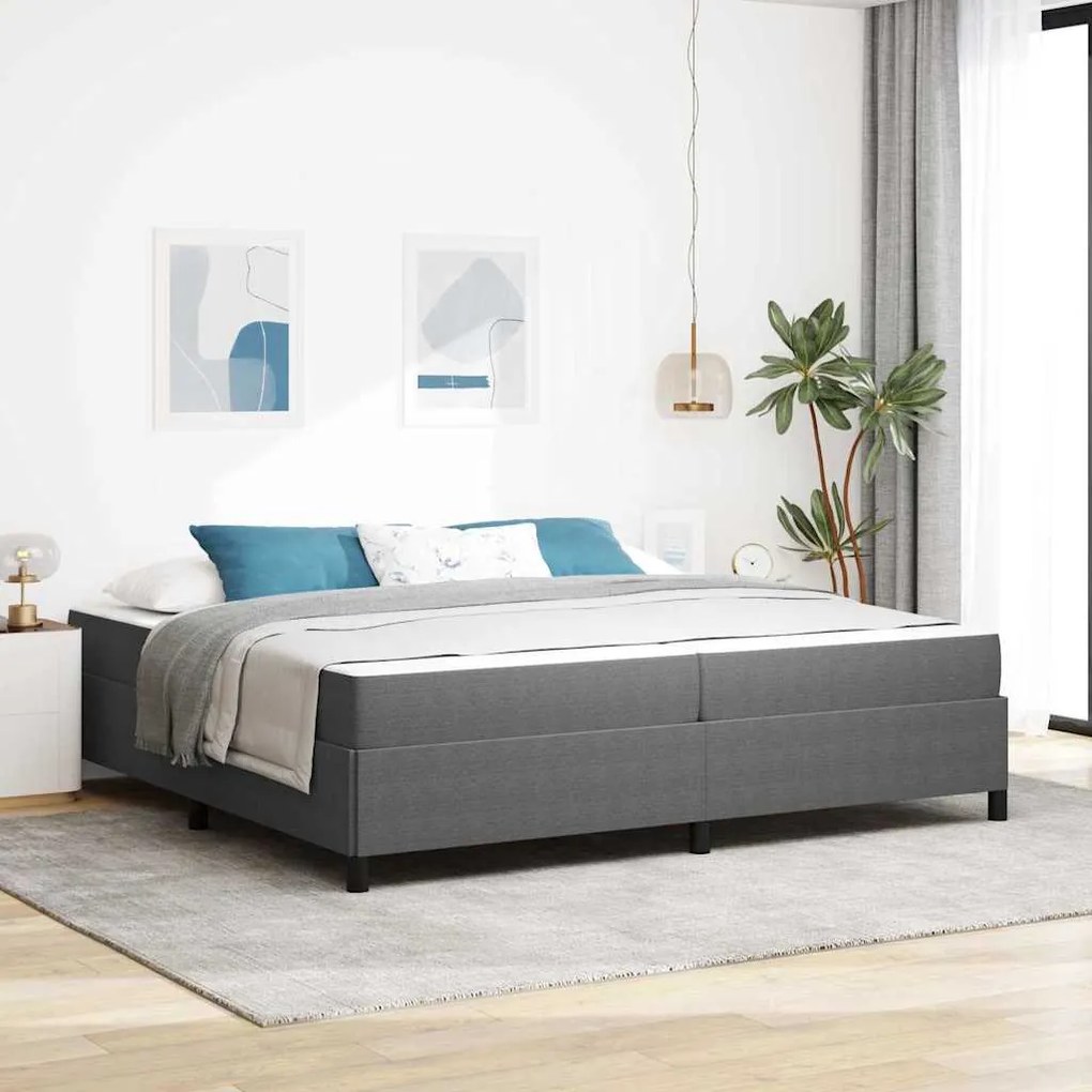 vidaXL Estrutura da Cama Outros Cinzento-claro 100 x 200 cm
