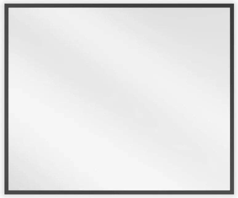 Mexen Loft espelho de casa de banho retangular 60 x 50 cm, moldura preta - 9852-060-050-000-70