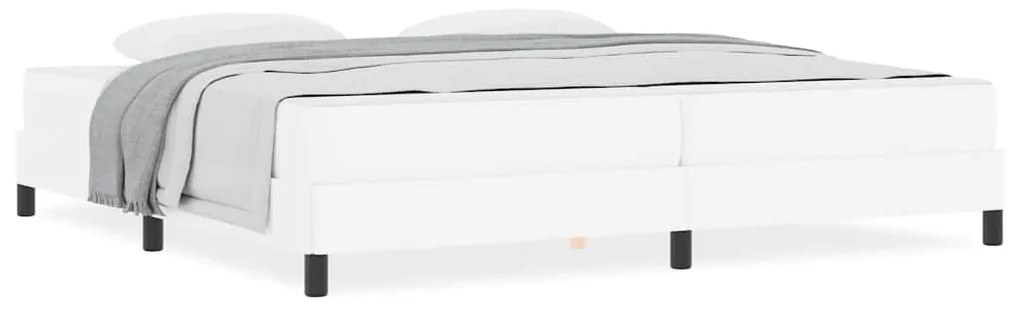 Cama Outros Branco Puro 200 x 200 cm Couro sintético