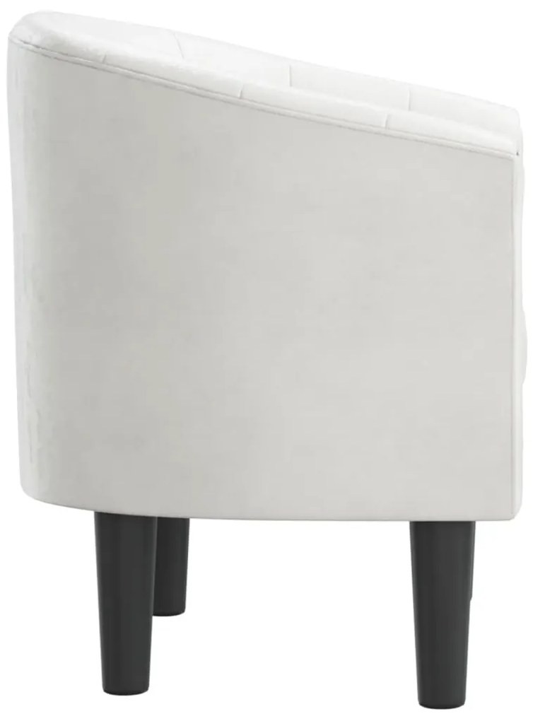 Poltrona couro artificial branco