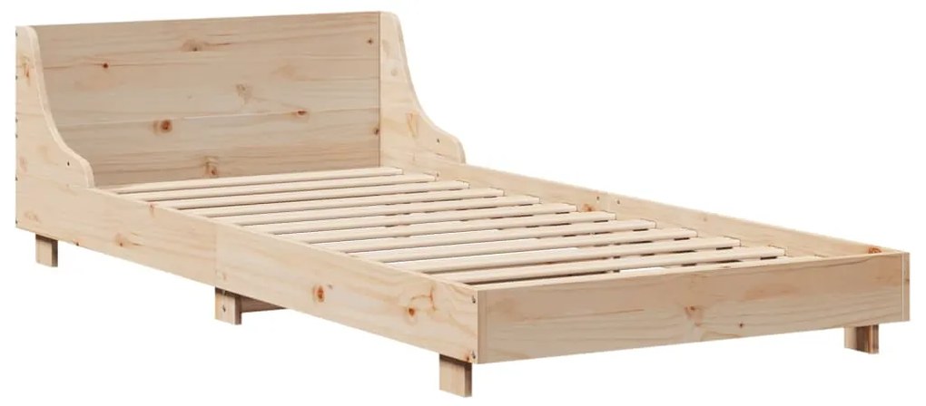 Cama sem colchão 90x190 cm madeira de pinho maciça