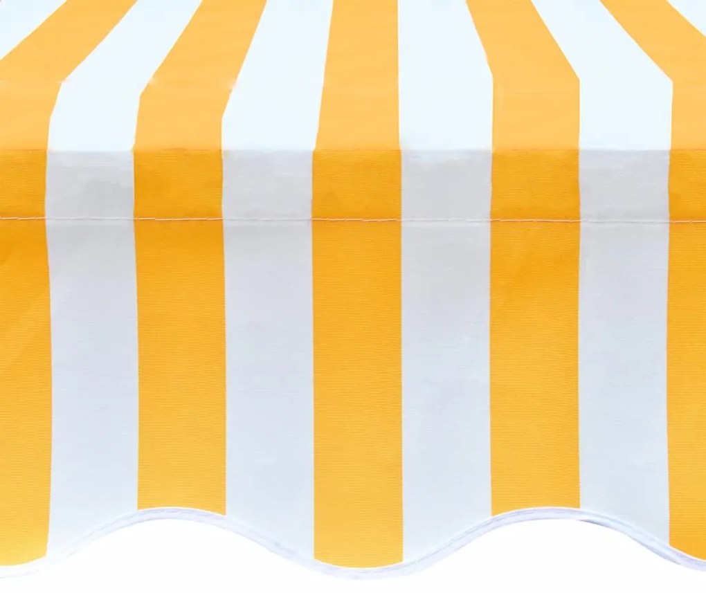 Lona para toldo laranja e branco 450x300 cm