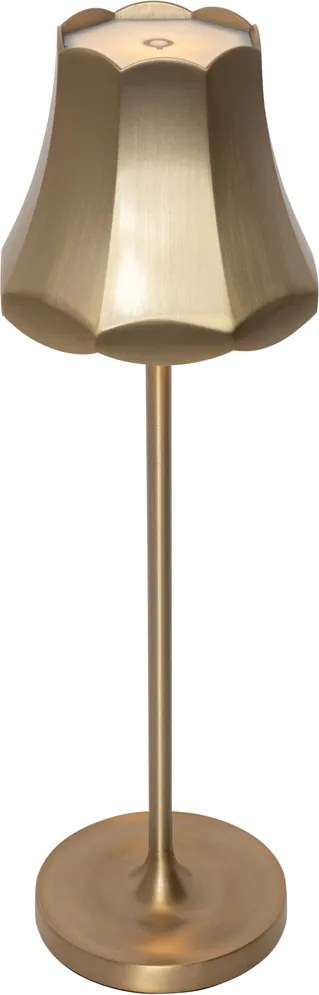Candeeiro de mesa retro dourado recarregável IP44 - Granny