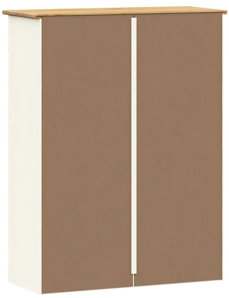 Topo de aparador VIGO 78x30x100 cm madeira pinho maciça branco