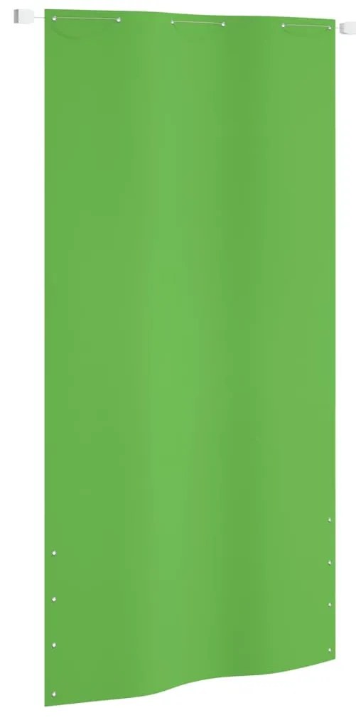 vidaXL Tela de varanda 120x240 cm tecido oxford verde-claro