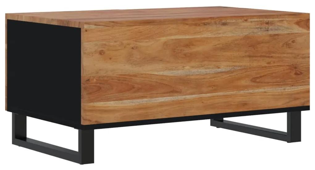 Mesa de centro 80x50x40 madeira de acácia maciça/deriv. madeira