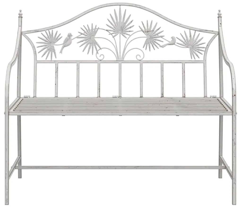 Banco Branco Metal 104 x 52.5 x 89 cm Feito para Durar