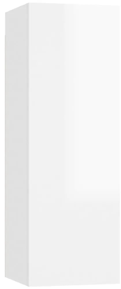 10 pcs conjunto de móveis de TV derivados de madeira branco