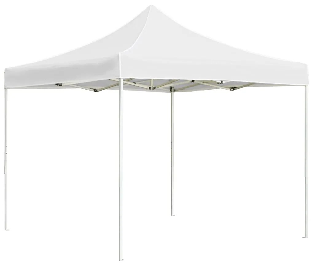 vidaXL Tenda dobrável profissional para festas alumínio 3x3m branco