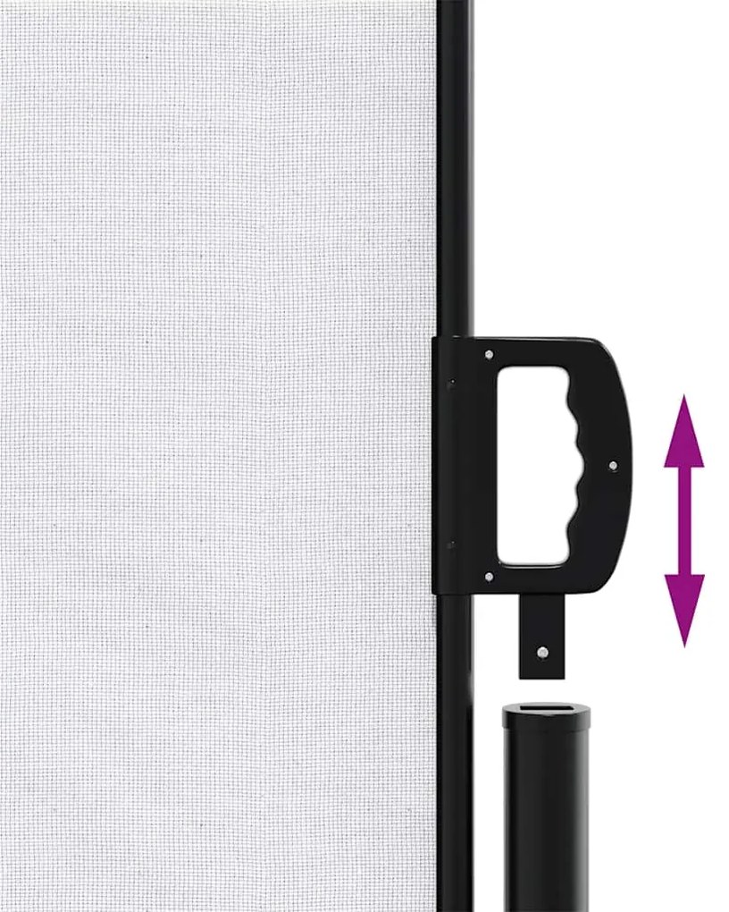 Toldo lateral retrátil 120x600 cm branco